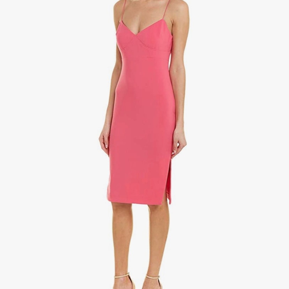 LIKELY Caprio Midi Dress, pink, sz 6